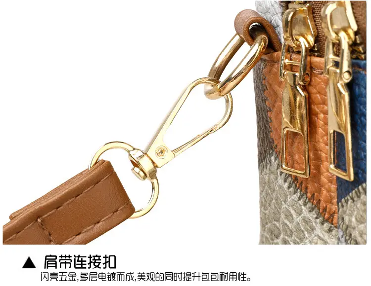 Women's Multi-compartment Zipper Crossbody Bag — feature 21