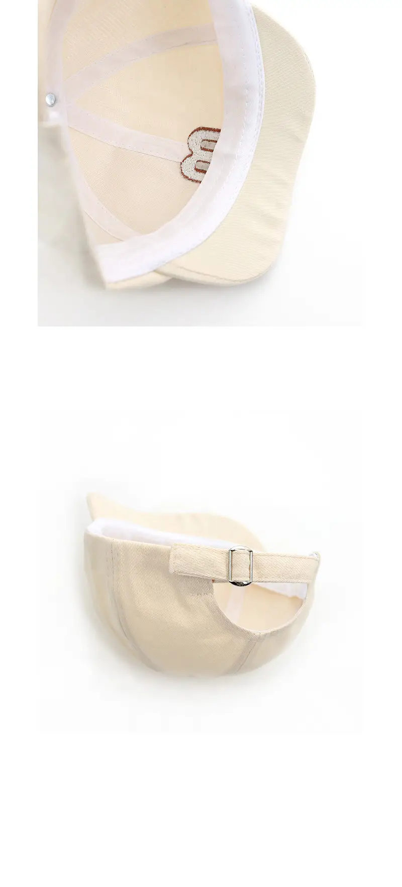 Baby Cap Cream with Red Logo Spring Autumn — feature 4