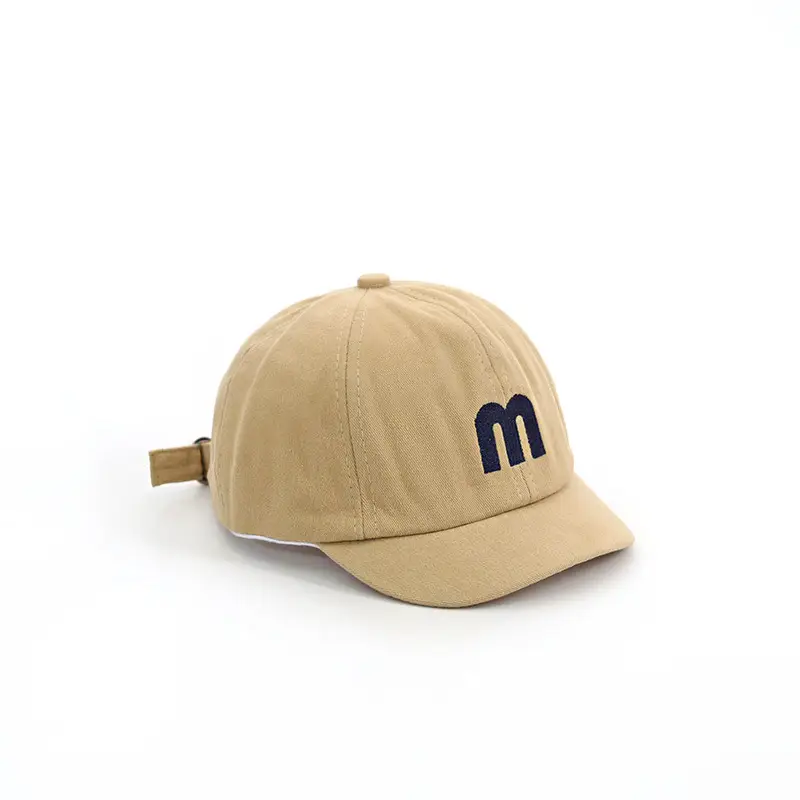 Baby Cap Cream with Red Logo Spring Autumn