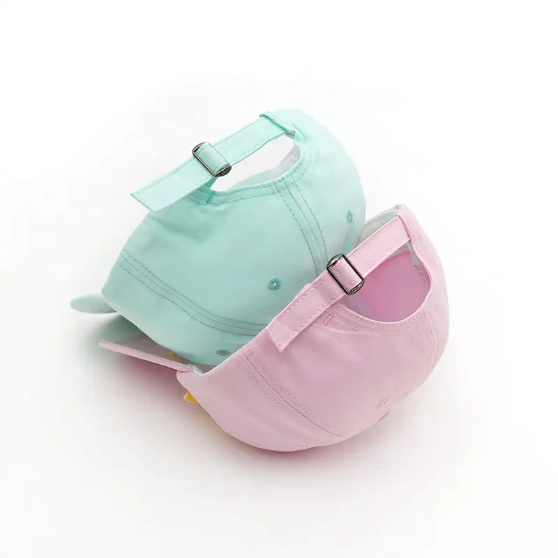 Pink 3D Cartoon Sun Hat for Boys Girls Travel Baseball Cap - Image 11