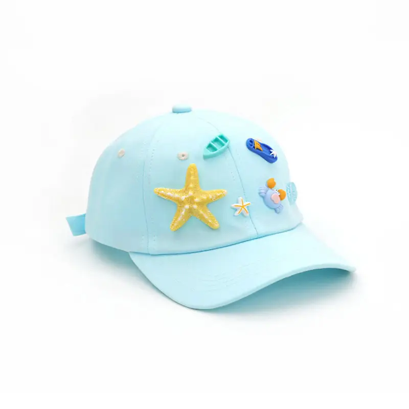 Pink 3D Cartoon Sun Hat for Boys Girls Travel Baseball Cap - Image 2