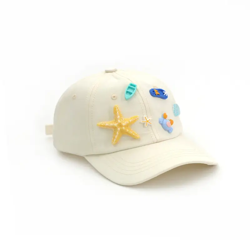 Pink 3D Cartoon Sun Hat for Boys Girls Travel Baseball Cap - Image 3