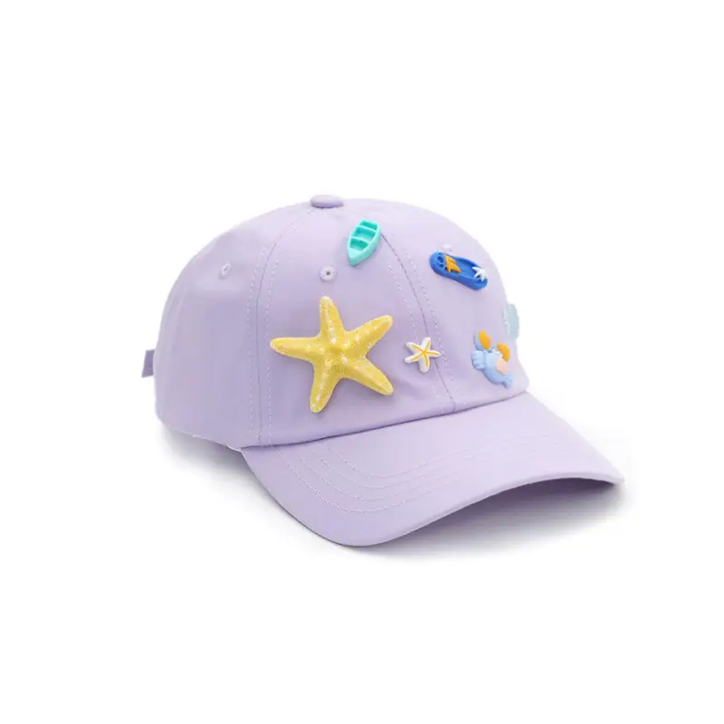 Pink 3D Cartoon Sun Hat for Boys Girls Travel Baseball Cap - Image 6