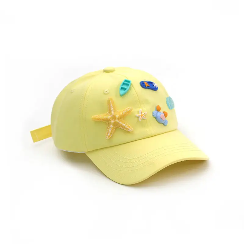 Pink 3D Cartoon Sun Hat for Boys Girls Travel Baseball Cap - Image 7