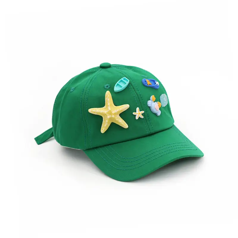 Pink 3D Cartoon Sun Hat for Boys Girls Travel Baseball Cap - Image 8