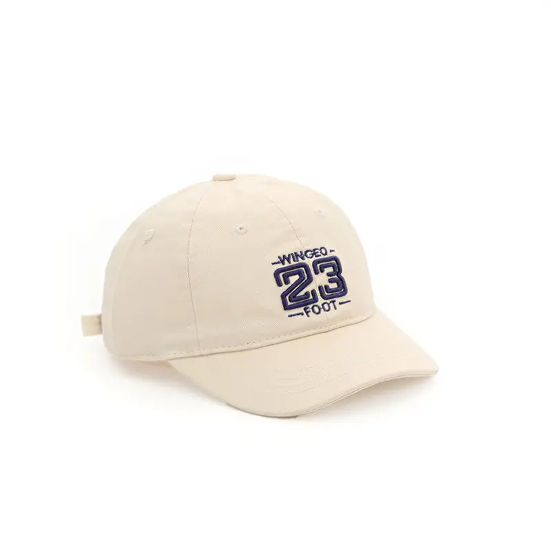 23 Digital Embroidered Baseball Cap Brown Boys Girls