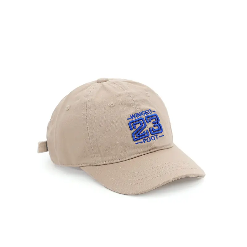23 Digital Embroidered Baseball Cap Brown Boys Girls