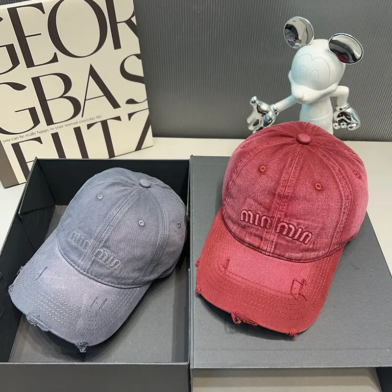 Women's Brown Peaked Cap with Letter Embroidery - Image 7