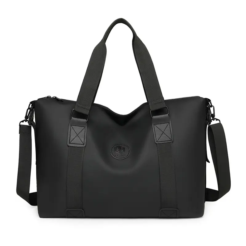 Trendy Yoga Bag Black Red Lightweight Travel Bag - Image 4