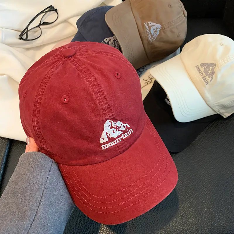 Pink Embroidered Baseball Cap for Women 2025 - Image 8