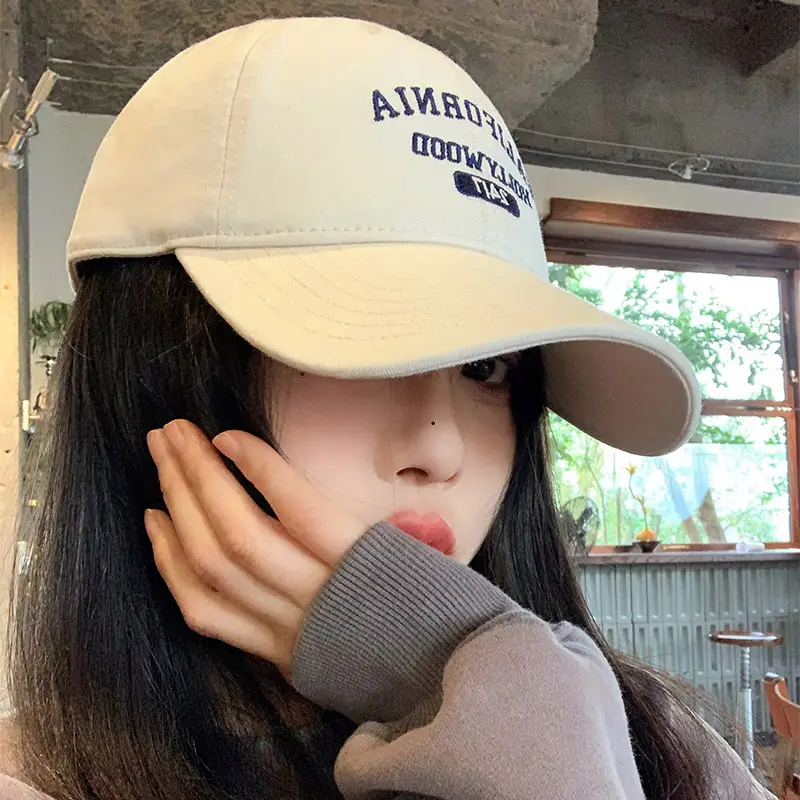 California Flag Embroidered Green Baseball Cap for Women