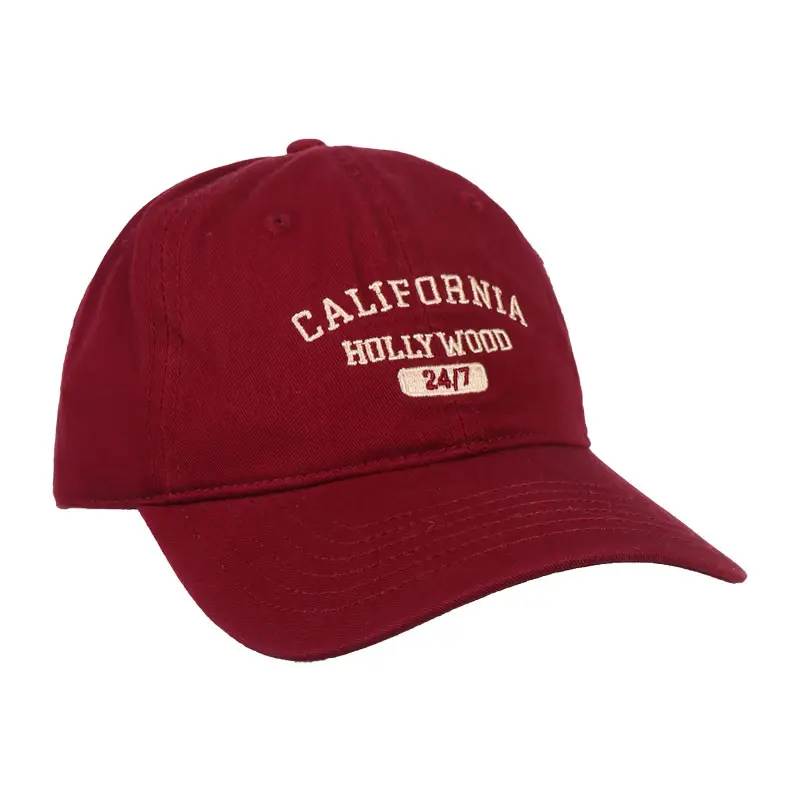 California Flag Embroidered Green Baseball Cap for Women