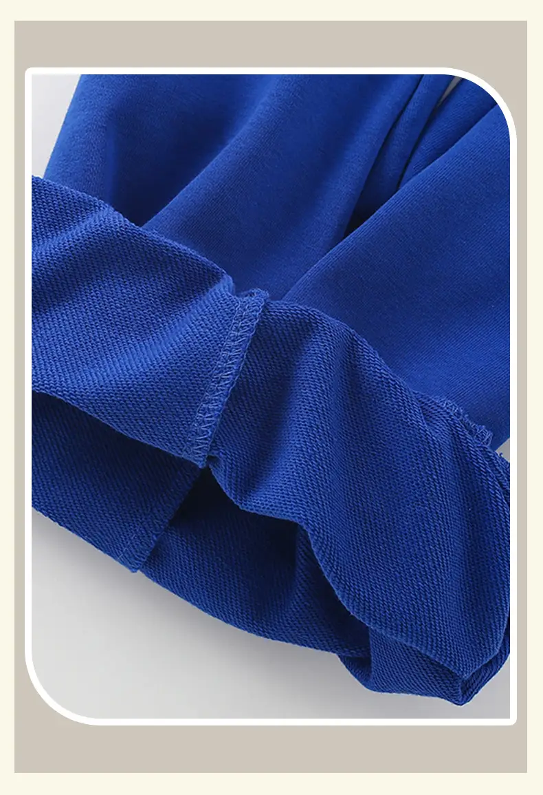 Blue Cotton T-Shirt for Boys Summer Casual Set — feature 4