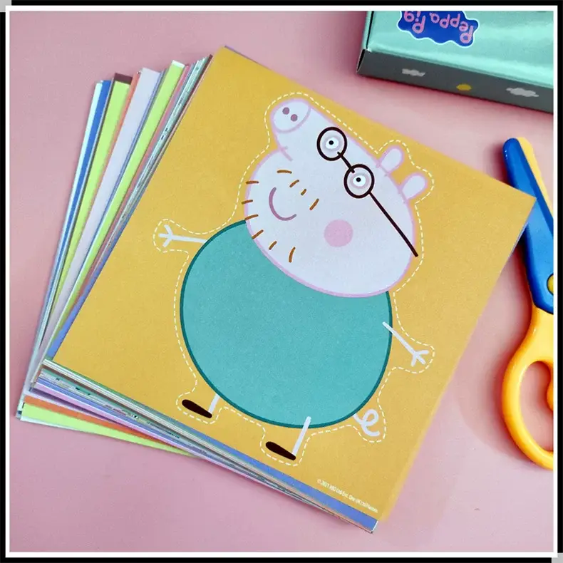 Paw Patrol Paper-Cutting Children's Craft Kit for Kindergarten, Suitable for 2-3 Year Old Toddlers, Beginner-Level, Frozen-Themed, Peppa Pig Educational Toys — feature 8