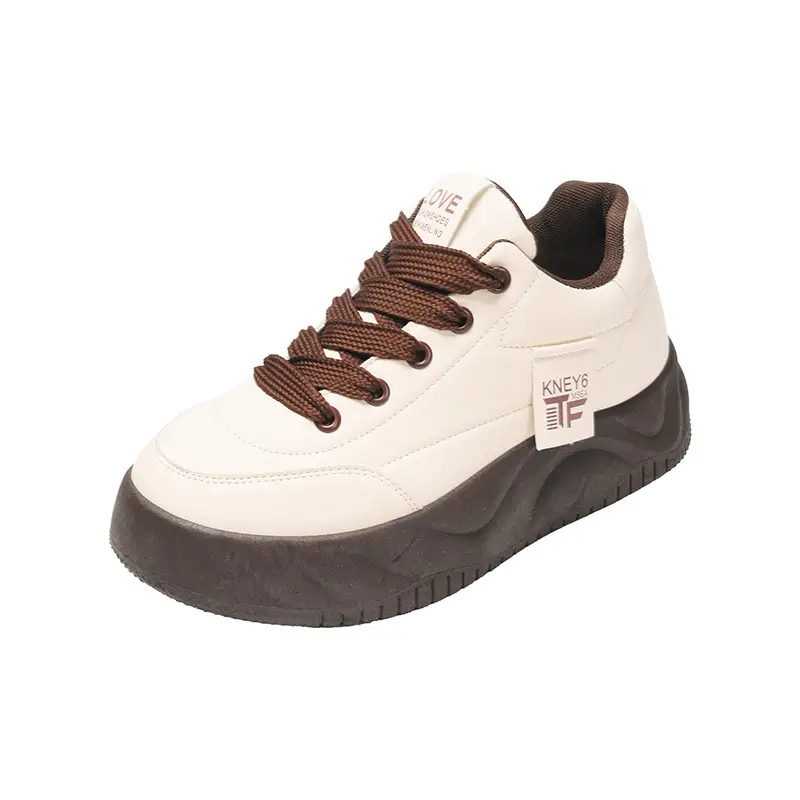 Black Women's Casual Sneakers with Low Heel & Soft Sole - Image 7
