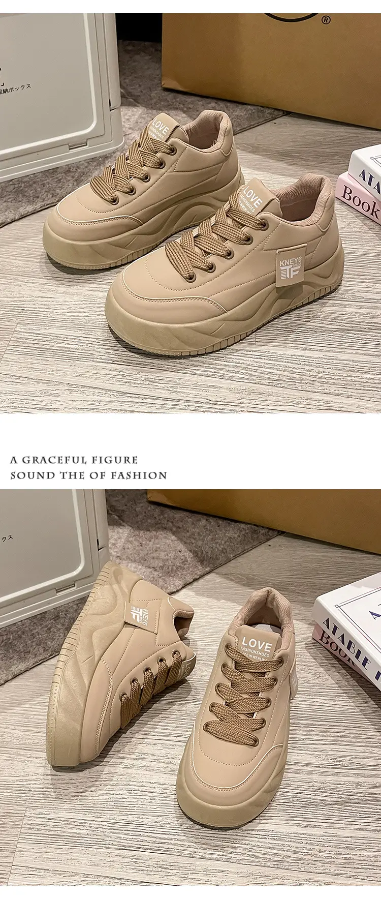Black Women's Casual Sneakers with Low Heel & Soft Sole — feature 17