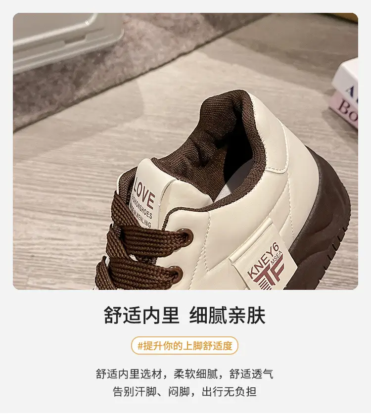 Black Women's Casual Sneakers with Low Heel & Soft Sole — feature 7