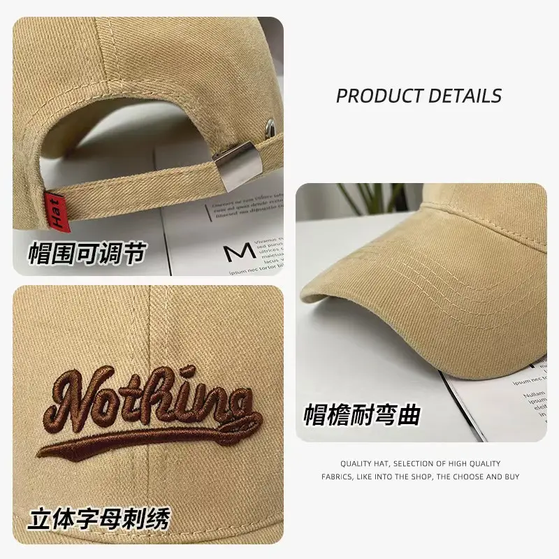 Men Sanding Embroidered Baseball Cap South Korea — feature 8