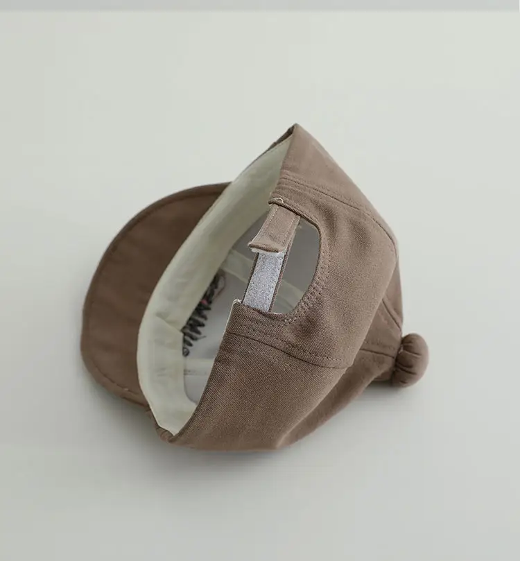 Black Embroidered Baby Cap Summer Wear — feature 8