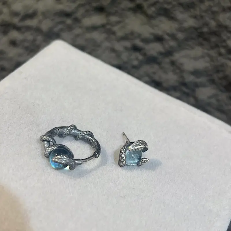 Cool Spirit Snake Coiled Earrings Women Small Elegant Design — feature 6