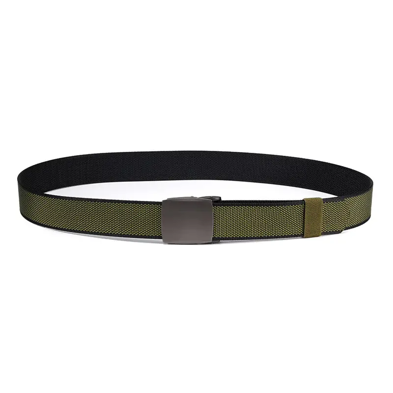 Tactical Black Belt with Alloy Buckle for Men