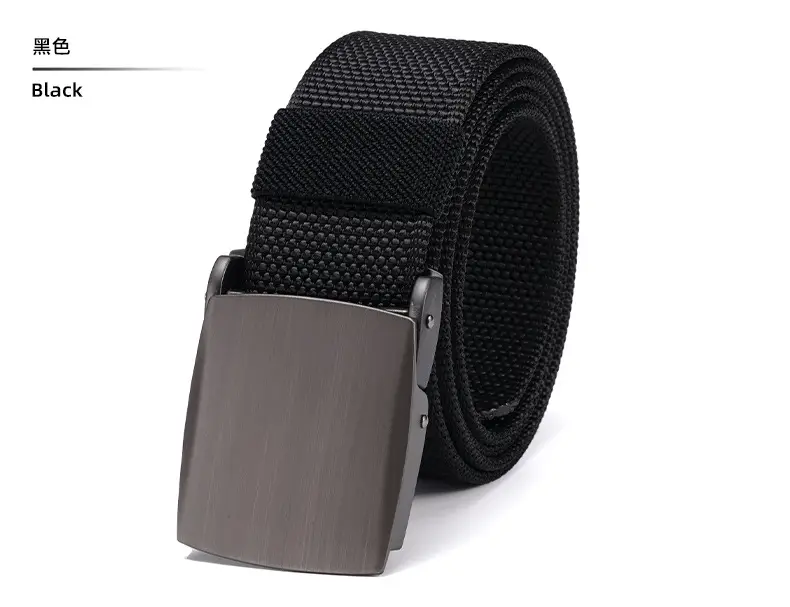 Tactical Black Belt with Alloy Buckle for Men — feature 17