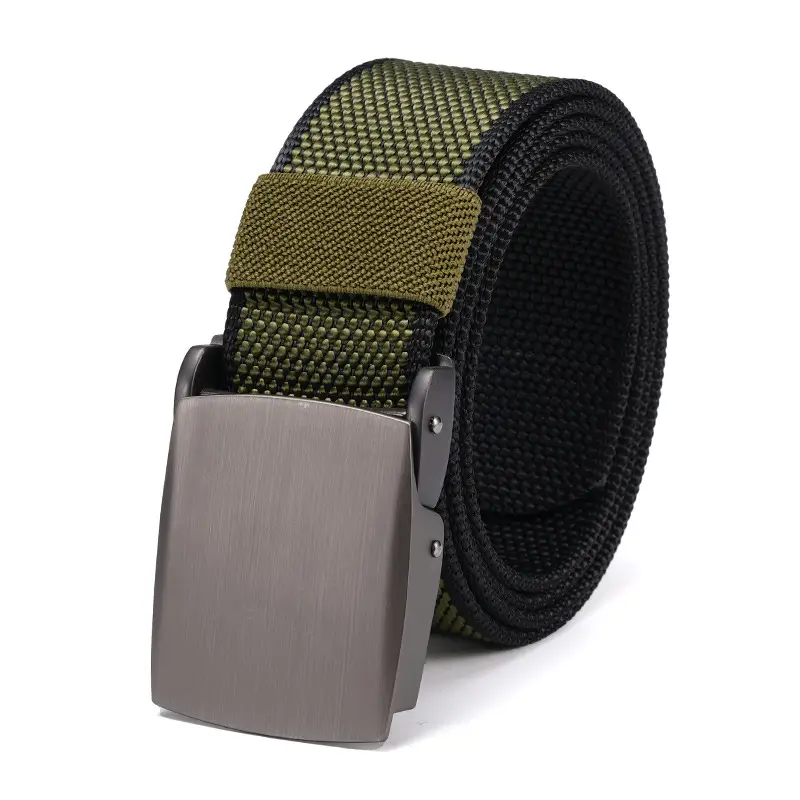 Tactical Black Belt with Alloy Buckle for Men