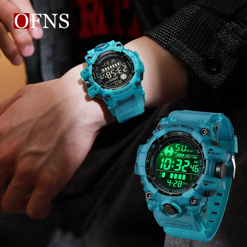 O'Fanni Waterproof Men's Digital Alarm Watch 250mAh - Image 10
