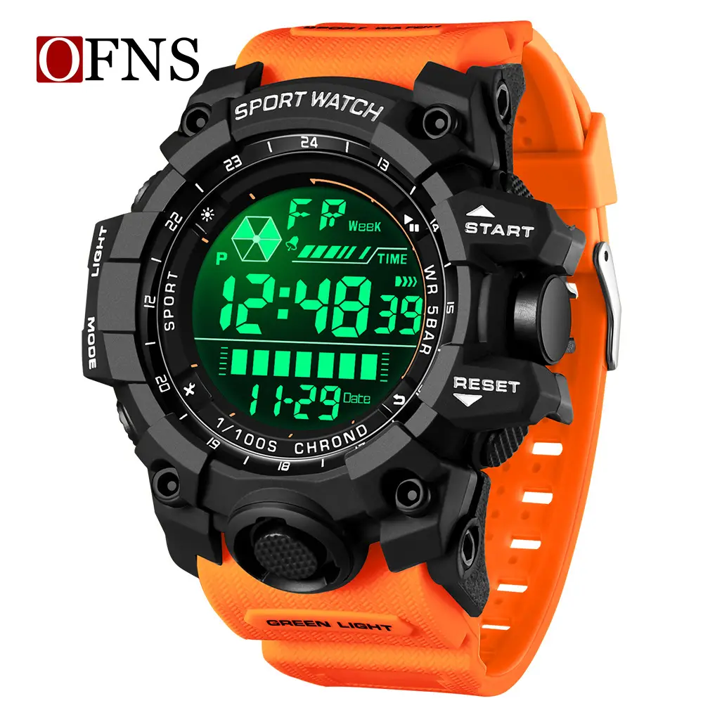 O'Fanni Waterproof Men's Digital Alarm Watch 250mAh - Image 12