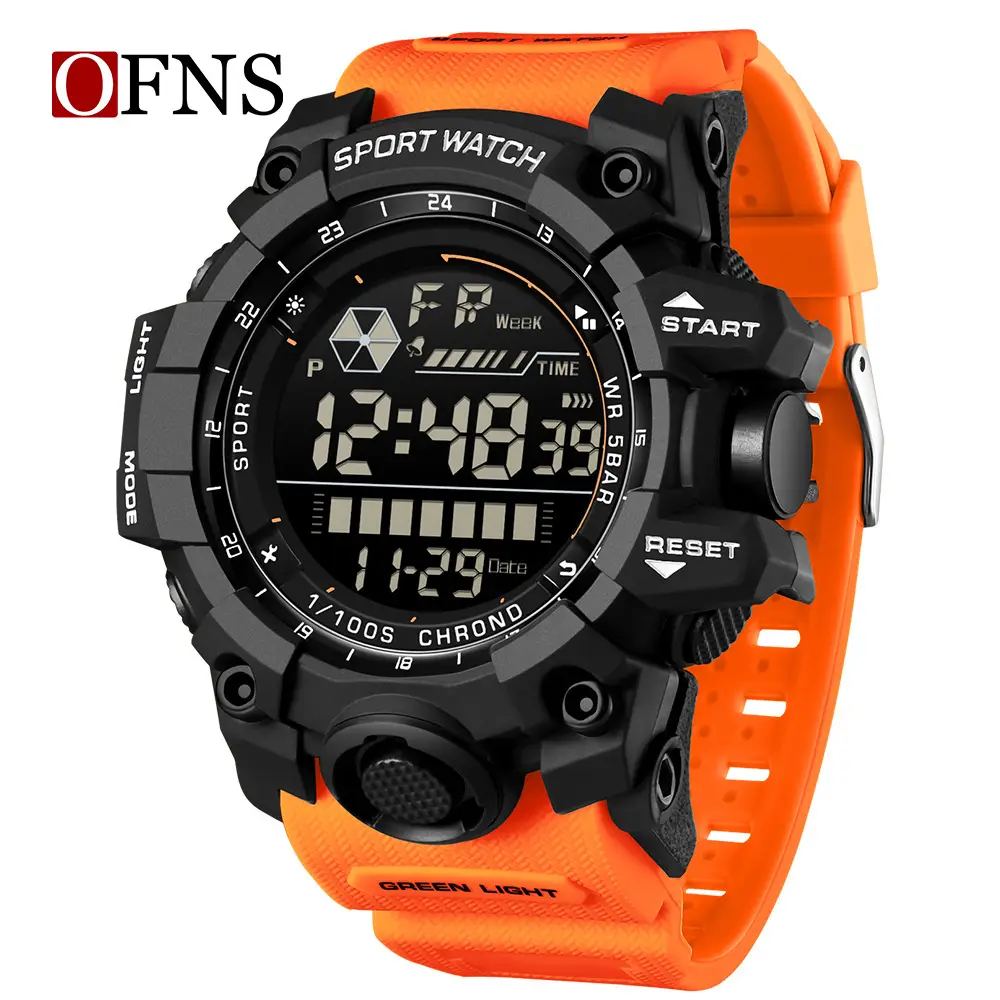 O'Fanni Waterproof Men's Digital Alarm Watch 250mAh - Image 3