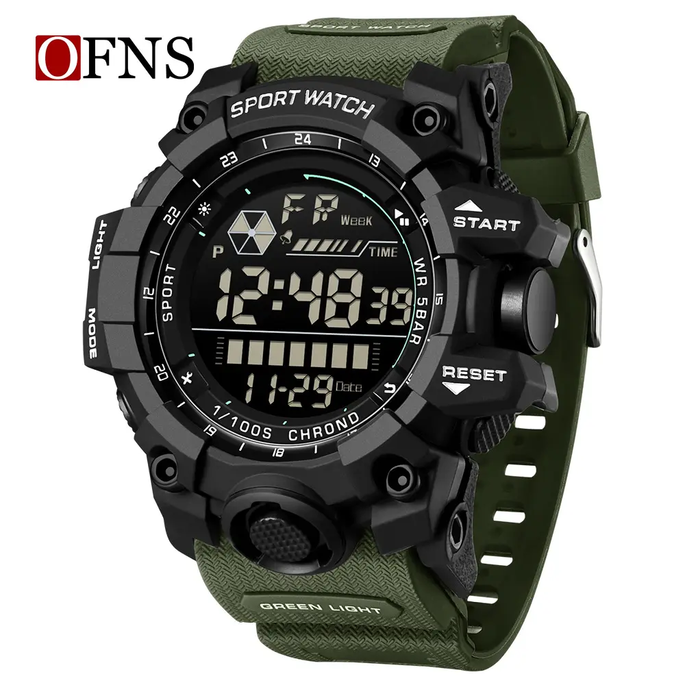 O'Fanni Waterproof Men's Digital Alarm Watch 250mAh - Image 6