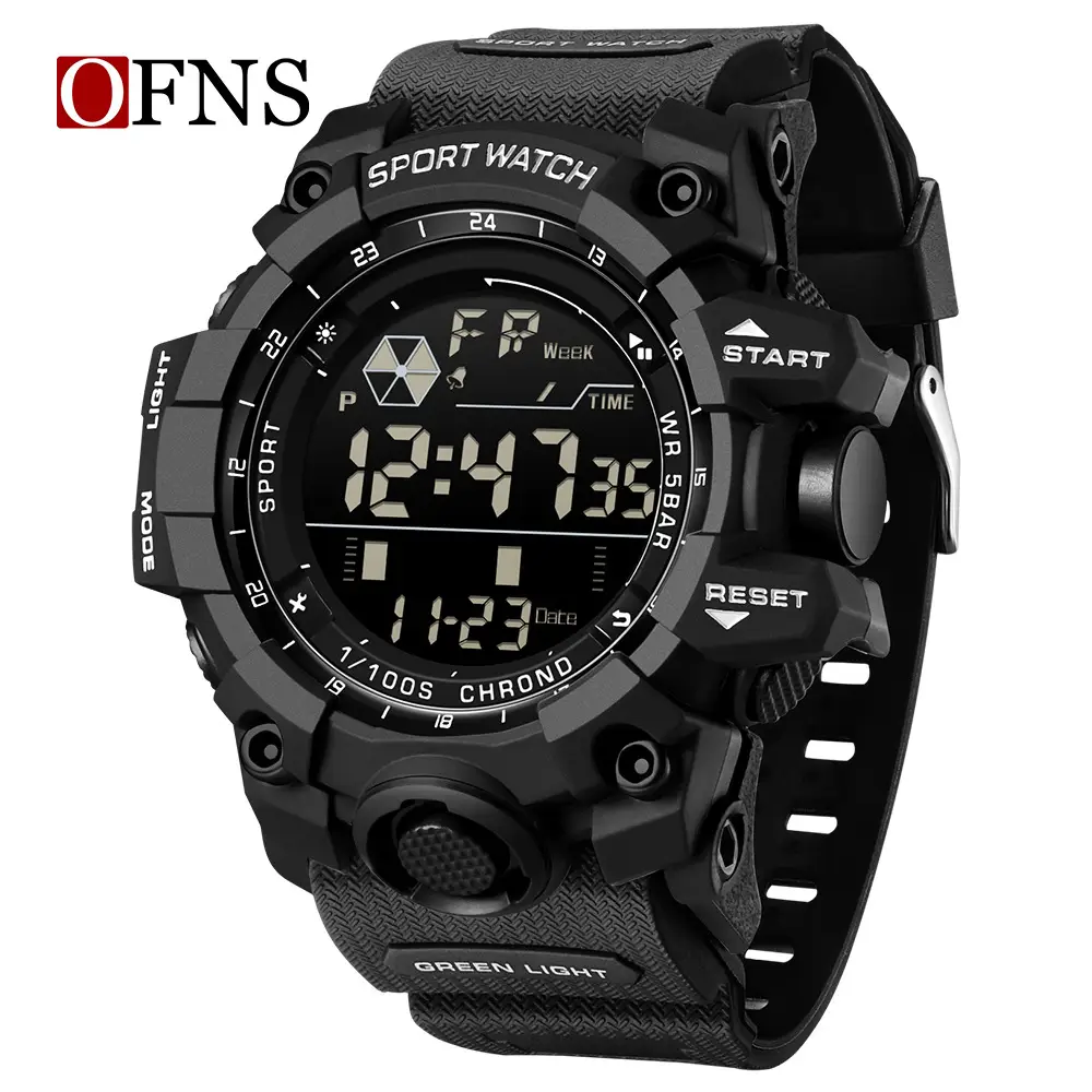 O'Fanni Waterproof Men's Digital Alarm Watch 250mAh - Image 7