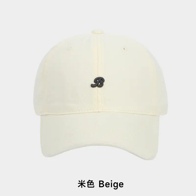 Grey Small Letter Embroidery Baseball Cap for Women - Image 2