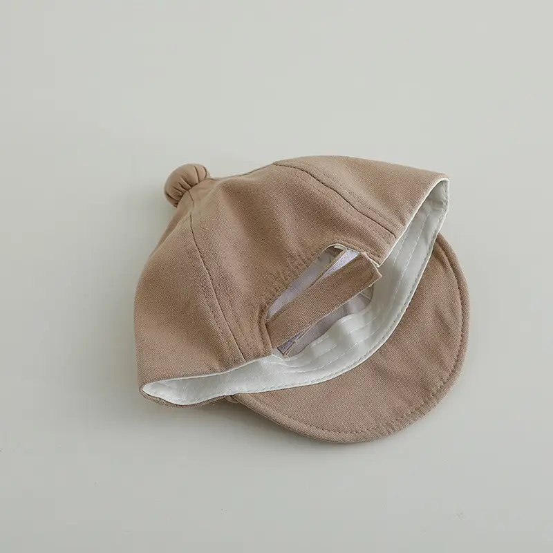 Baby Beanies Spring Autumn Adjustable Bear Head Caps — feature 10