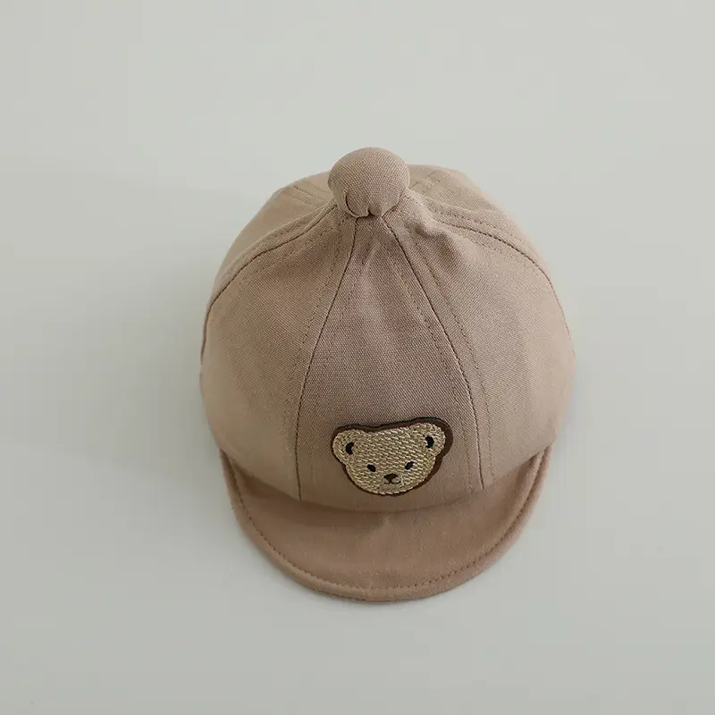 Baby Beanies Spring Autumn Adjustable Bear Head Caps — feature 9