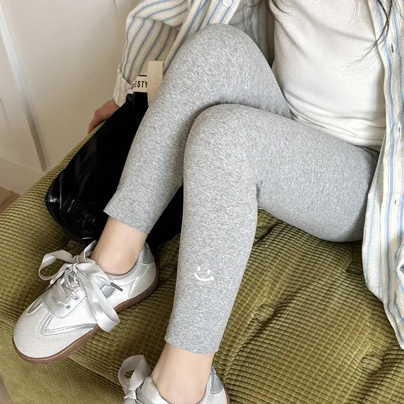 Korean Style Cotton Baby Leggings White Black — feature 18
