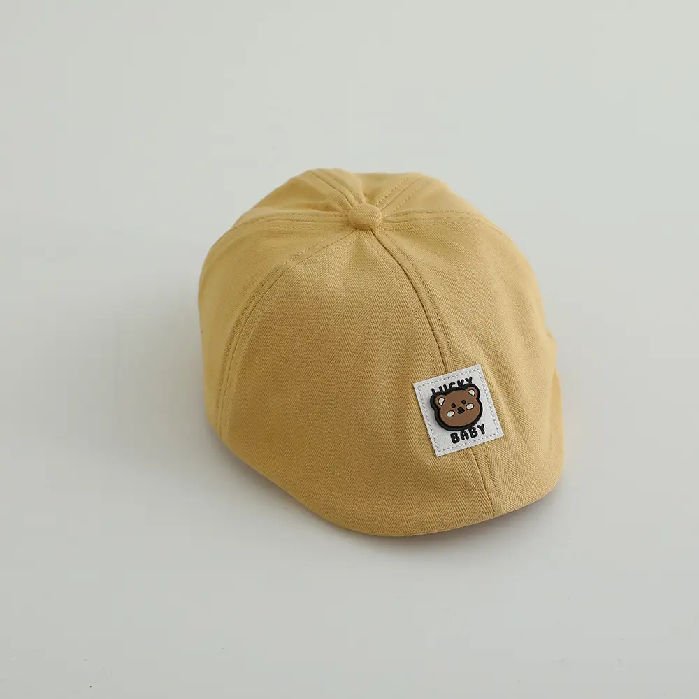 Kids Sun Hat Yellow White Cap for Boys Girls Spring Autumn — feature 10