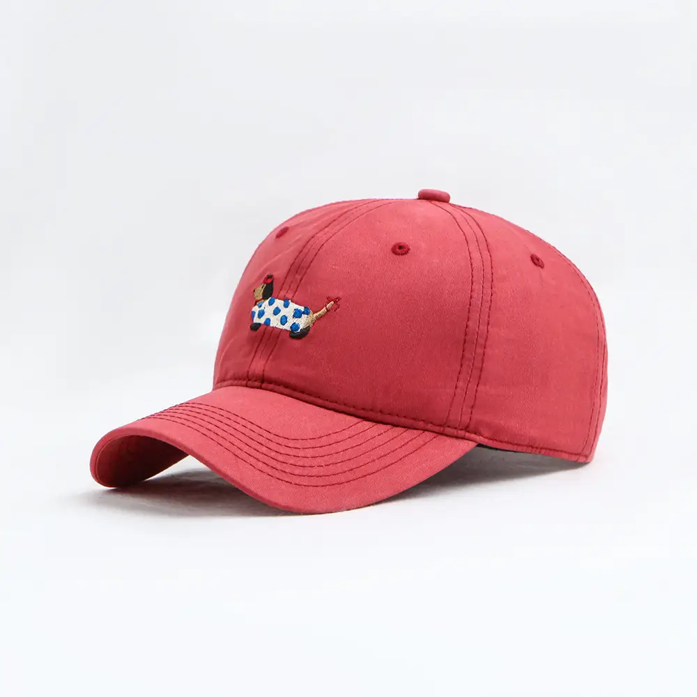 Red Korean Style Cartoon Cap for Women Men — feature 10