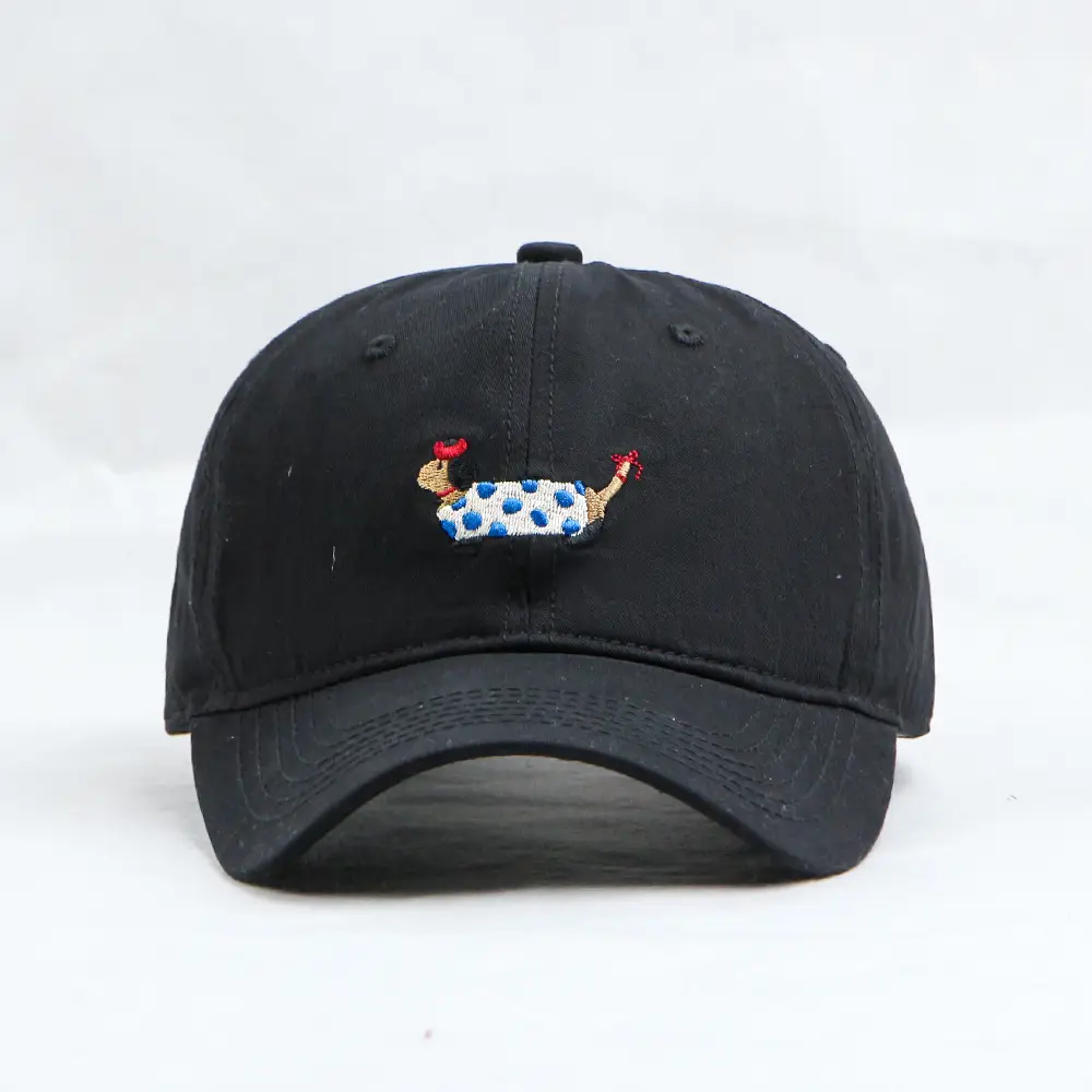 Red Korean Style Cartoon Cap for Women Men — feature 3