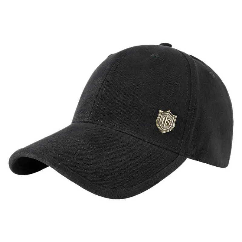 Men Grey Baseball Cap 5-Piece Outdoor Sports Sunscreen