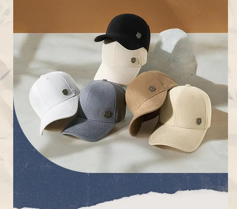 Men Grey Baseball Cap 5-Piece Outdoor Sports Sunscreen — feature 15