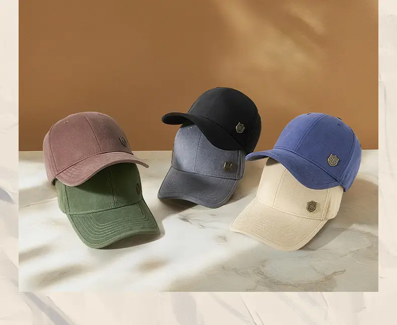Men Grey Baseball Cap 5-Piece Outdoor Sports Sunscreen — feature 19