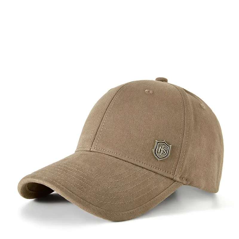 Men Grey Baseball Cap 5-Piece Outdoor Sports Sunscreen
