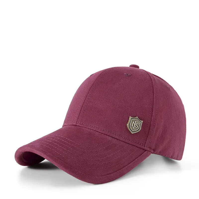 Men Grey Baseball Cap 5-Piece Outdoor Sports Sunscreen