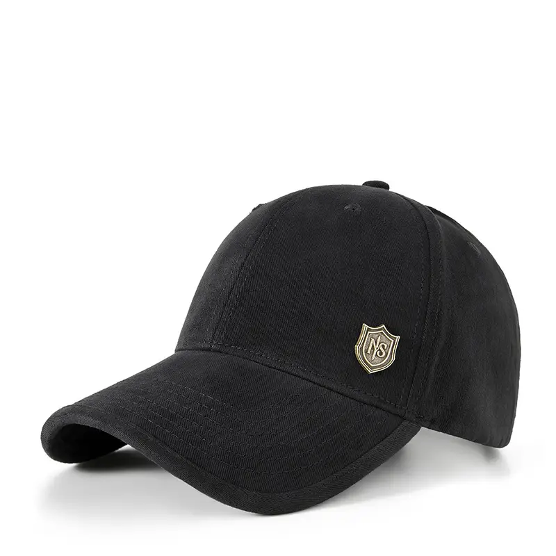 Men Grey Baseball Cap 5-Piece Outdoor Sports Sunscreen