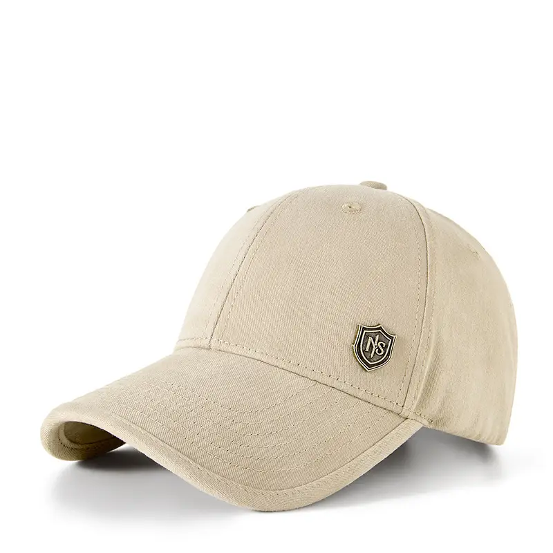 Men Grey Baseball Cap 5-Piece Outdoor Sports Sunscreen