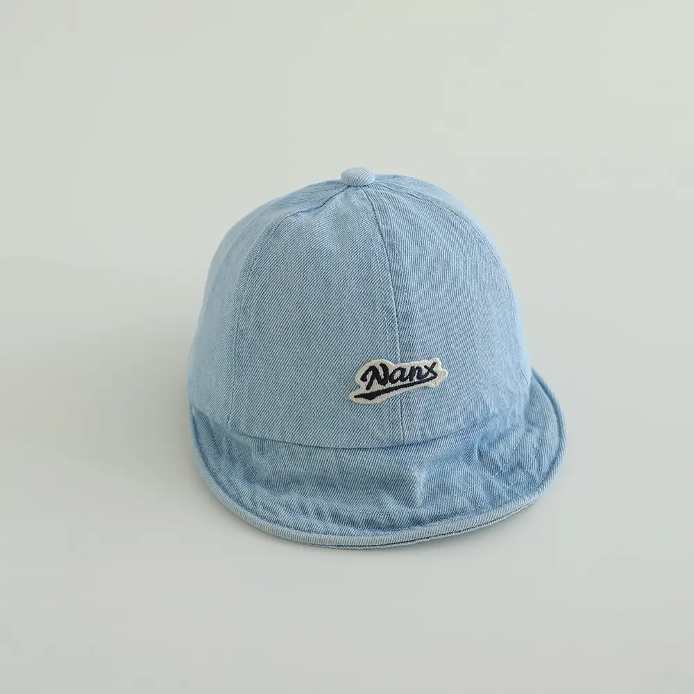 Baby Cap Blue Denim Washed Sunshade — feature 9