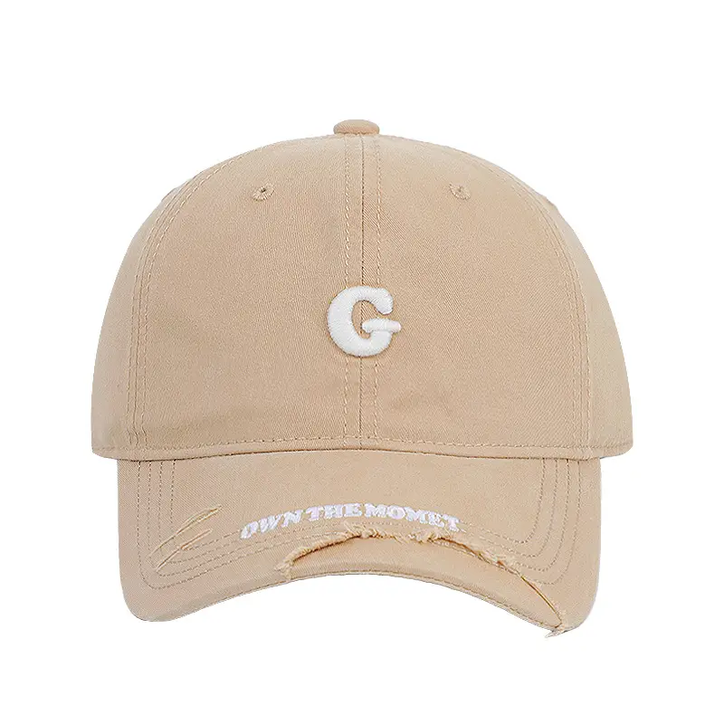 Women Grey Baseball Cap with G Embroidery - Image 12