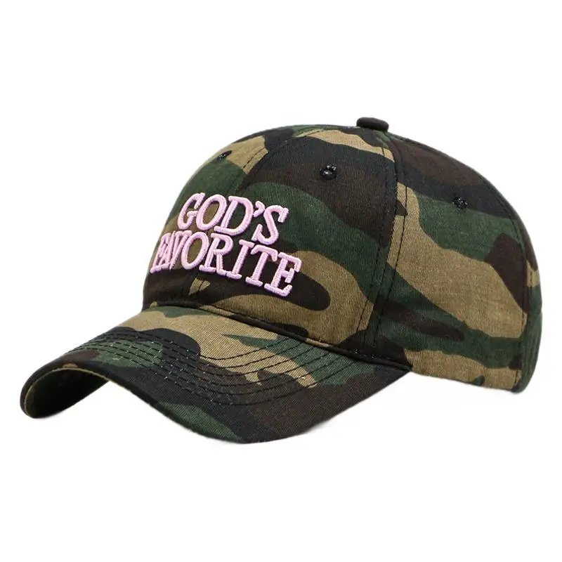 Men Women Camo Splash Ink Embroidered Cap - Image 9