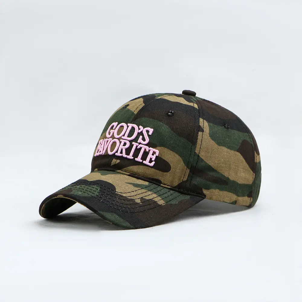 Men Women Camo Splash Ink Embroidered Cap — feature 11